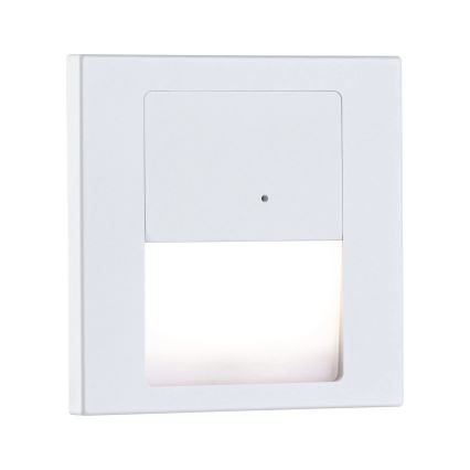 Paulmann 80002 - LED/1W Traplamp met sensor TSARO 230V Lead/wit