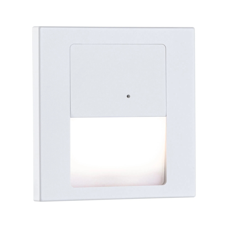 Paulmann 80002 - LED/1W Traplamp met sensor TSARO 230V Lead/wit