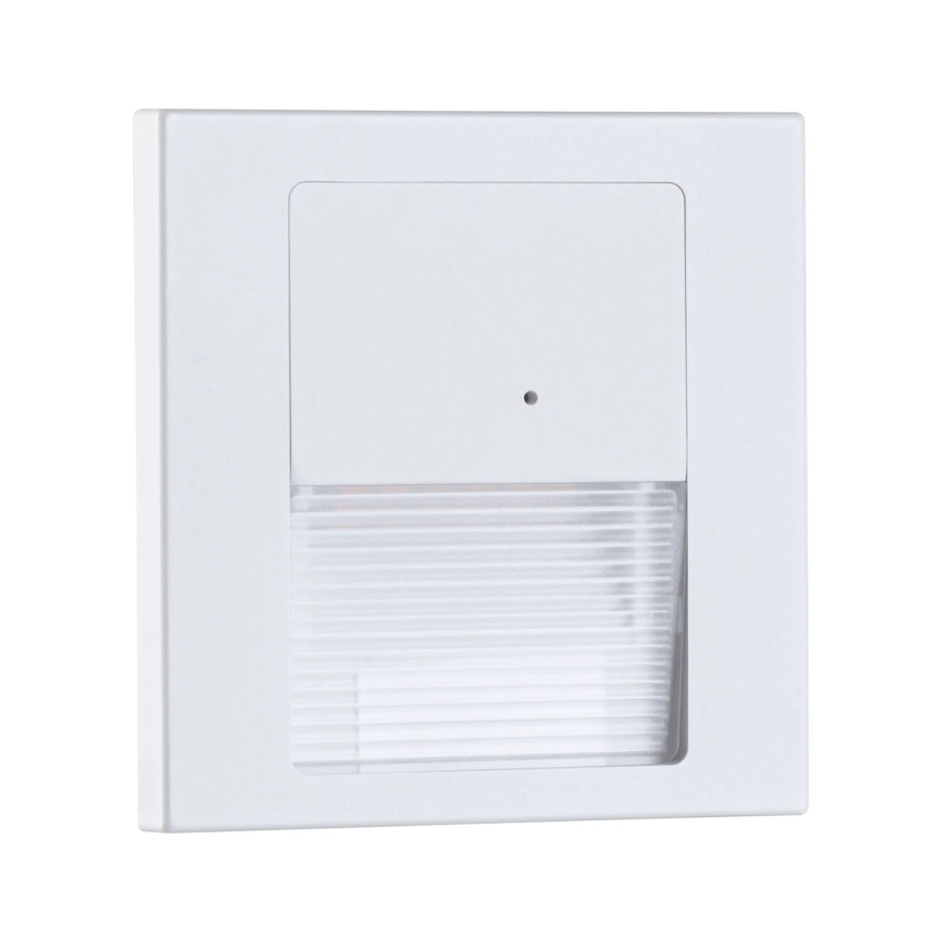 Paulmann 80002 - LED/1W Traplamp met sensor TSARO 230V Lead/wit