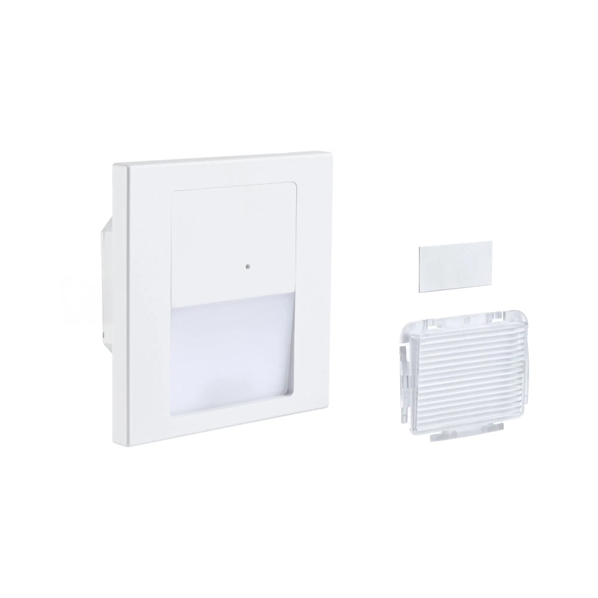 Paulmann 80002 - LED/1W Traplamp met sensor TSARO 230V Lead/wit