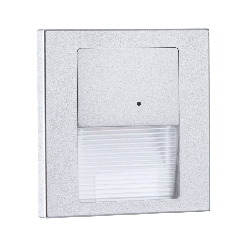 Paulmann 80003 - LED/1W Traplamp met sensor TSARO 230V Lead/mat chroom