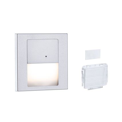 Paulmann 80003 - LED/1W Traplamp met sensor TSARO 230V Lead/mat chroom