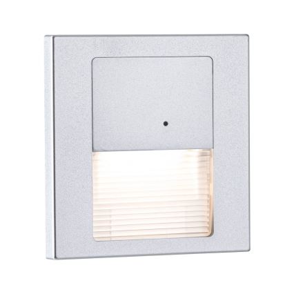 Paulmann 80003 - LED/1W Trapverlichting met sensor TSARO 230V Lood/mat chroom
