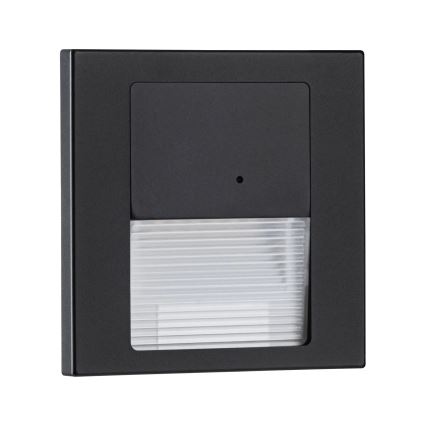 Paulmann 80004 - LED/1W Traplamp met sensor TSARO 230V Lead/zwart