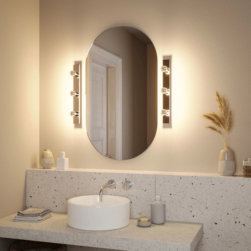 Paulmann 80096 - 3xE14/40W IP44 Spiegelverlichting badkamer REGULA 230V glanzend chroom