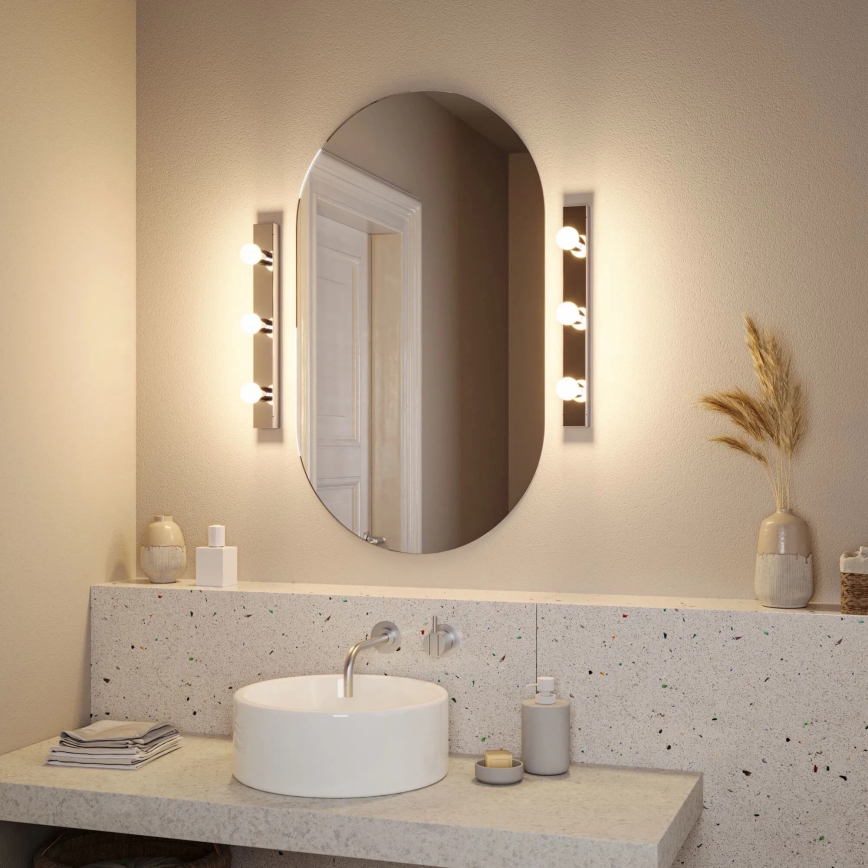 Paulmann 80096 - 3xE14/40W IP44 Spiegelverlichting badkamer REGULA 230V glanzend chroom