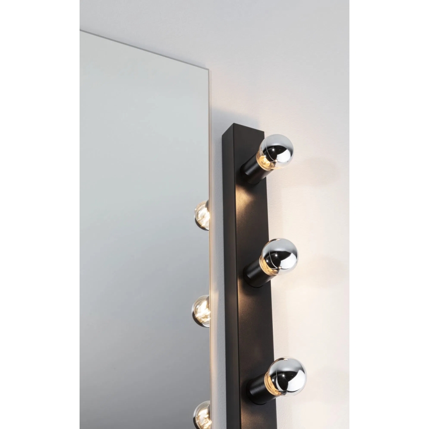 Paulmann 80097 - 3xE14/40W IP44 Spiegelverlichting badkamer REGULA 230V zwart