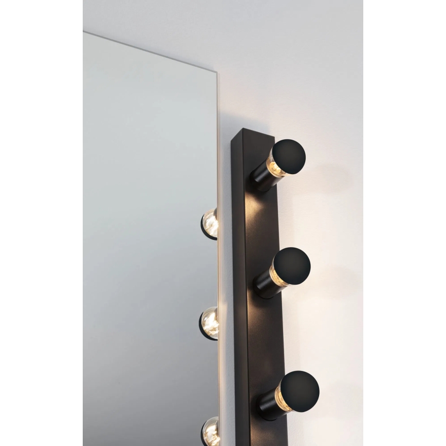 Paulmann 80097 - 3xE14/40W IP44 Spiegelverlichting badkamer REGULA 230V zwart