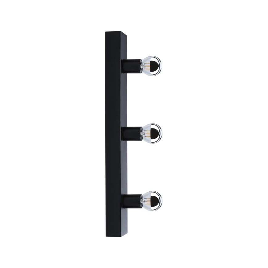 Paulmann 80097 - 3xE14/40W IP44 Spiegelverlichting badkamer REGULA 230V zwart