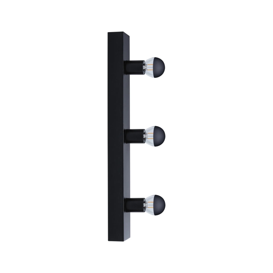 Paulmann 80097 - 3xE14/40W IP44 Spiegelverlichting badkamer REGULA 230V zwart