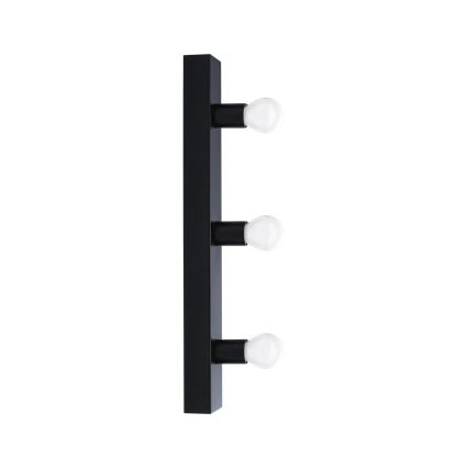 Paulmann 80097 - 3xE14/40W IP44 Spiegelverlichting badkamer REGULA 230V zwart