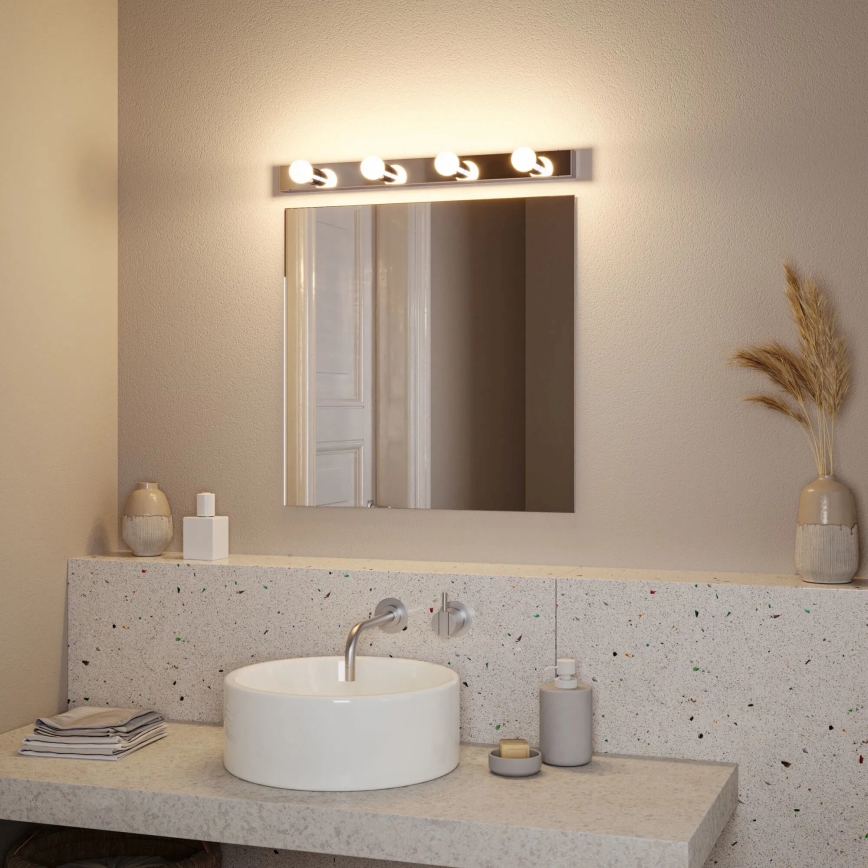 Paulmann 80098 - 4xE14/40W IP44 Spiegelverlichting badkamer REGULA 230V glanzend chroom