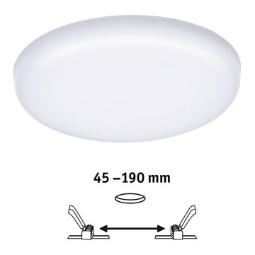 Paulmann 92392 Varifit - LED/17,5W IP44 Badkamer inbouwlamp 230V