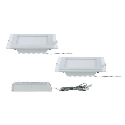 Paulmann 92706 - SET 2xLED/7,5W Dimbare hangende plafondverlichting DECODICE 230V