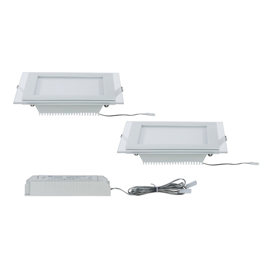Paulmann 92706 - SET 2xLED/7,5W Dimbare hangende plafondverlichting DECODICE 230V