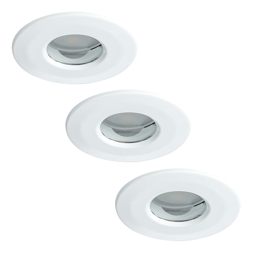 Paulmann 92847 - SET 3xLED/7W IP65 Badkamer inbouwspot dimbaar COIN 230V