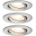 Paulmann 92900 - SET 3xGU10/7W IP65 Dimbare en hangende badkamer verlichting NOVA 230V