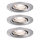 Paulmann 92973 - SET 3xLED/4,2W IP23 Dimbare badkamer lamp COIN 230V