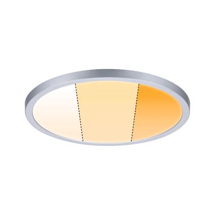 Paulmann 92992 - AREO LED inbouwspot 16W IP44 voor badkamer, 230V, 2000/3000/4000K, Ø 23 cm, mat chroom