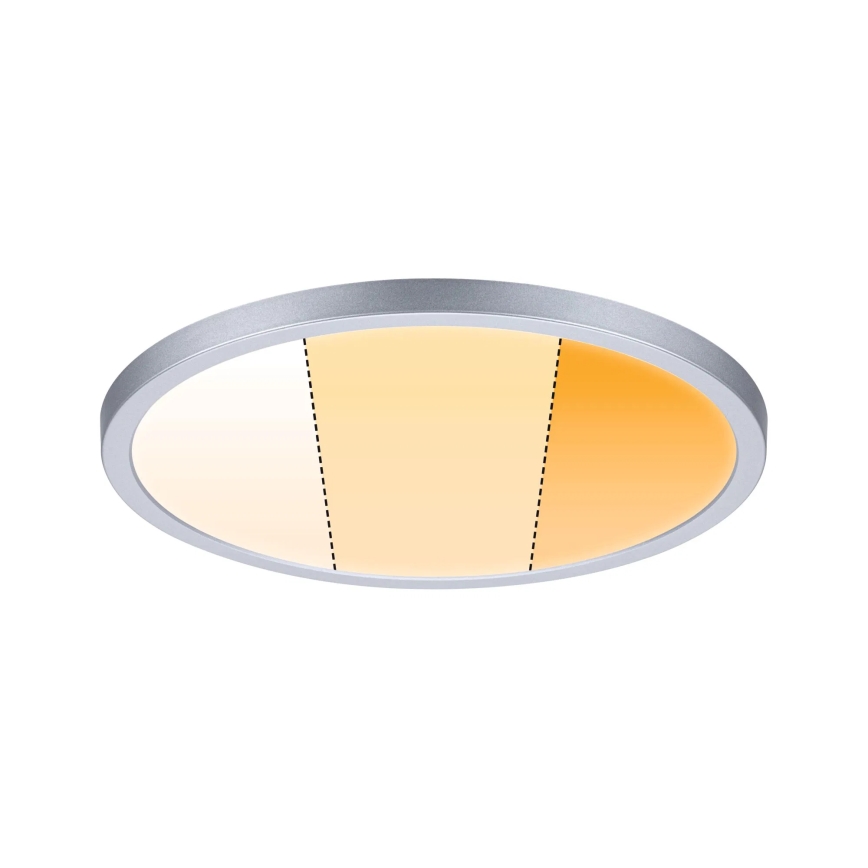Paulmann 92992 - AREO LED inbouwspot 16W IP44 voor badkamer, 230V, 2000/3000/4000K, Ø 23 cm, mat chroom
