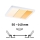 Paulmann 92993 - LED/13W IP44 Badkamer inbouwspot AREO 230V 2000/3000/4000K 17,5x17,5 cm wit