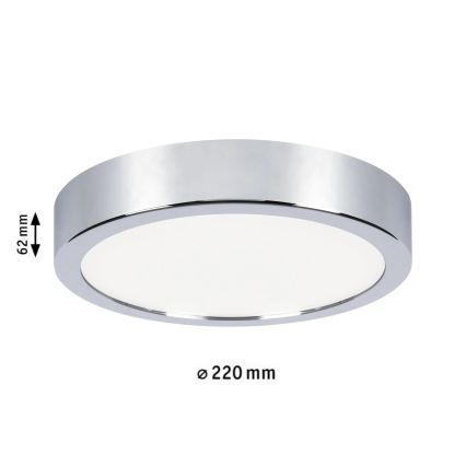Paulmann 93018 - LED/13W IP44 Dimbare badkamerplafondlamp AVIAR 230V