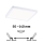 Paulmann 93059 - LED/13W IP44 Dimbare badkamer-inbouwarmatuur AREO 230V 17,5x17,5 cm wit