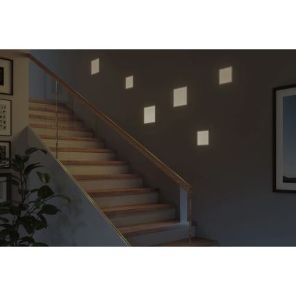 Paulmann 93059 - LED/13W IP44 Dimbare badkamer-inbouwarmatuur AREO 230V 17,5x17,5 cm wit