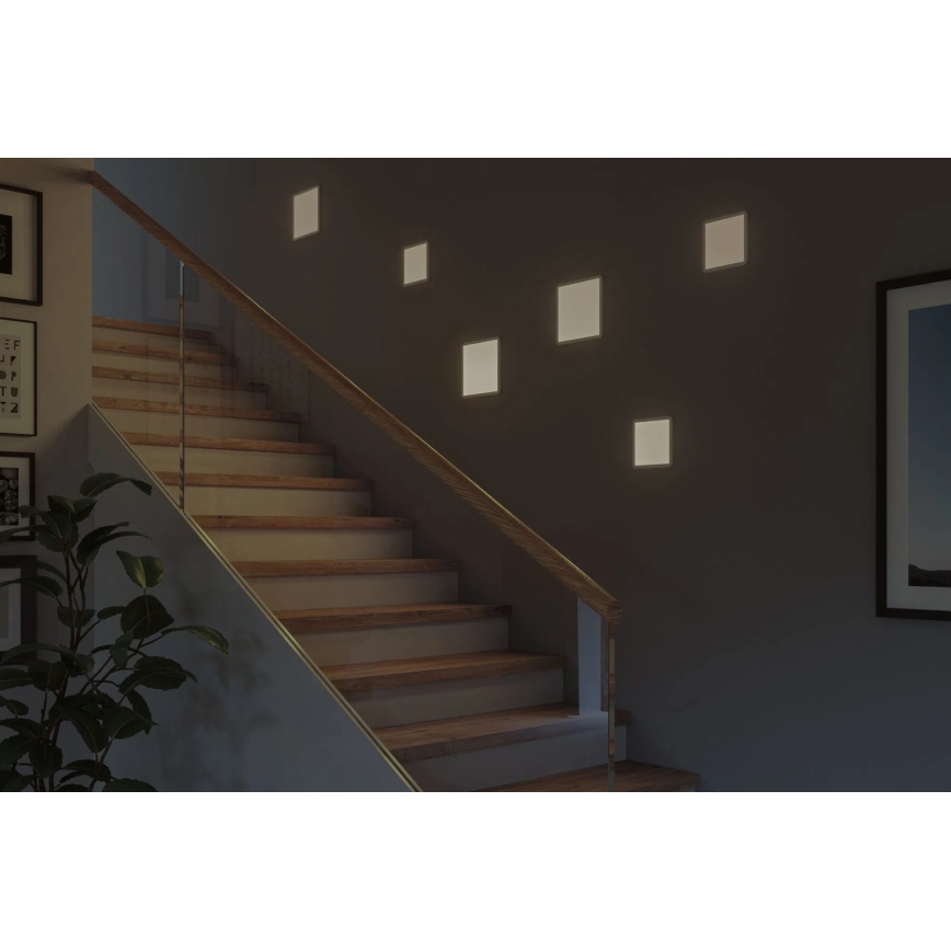 Paulmann 93059 - LED/13W IP44 Dimbare badkamer-inbouwarmatuur AREO 230V 17,5x17,5 cm wit