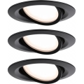 Paulmann 93080 - SET van 3x LED/6W IP23 Dimbare inbouwspots voor badkamer COIN 230V