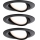 Paulmann 93080 - SET van 3x LED/6W IP23 Dimbare inbouwspots voor badkamer COIN 230V