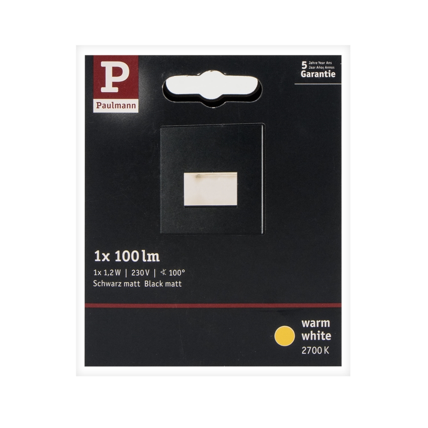 Paulmann 93094 - LED/1,2W Trapverlichting EDGE 230V