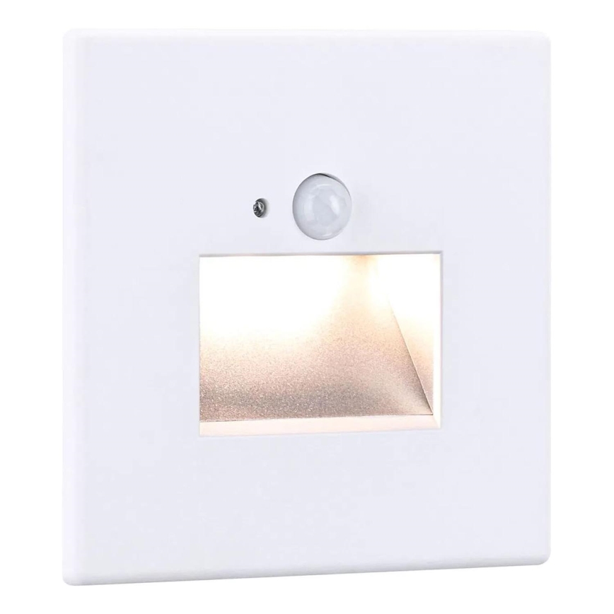 Paulmann 93133 - LED/1,2W Traplamp met sensor EDGE 230V wit