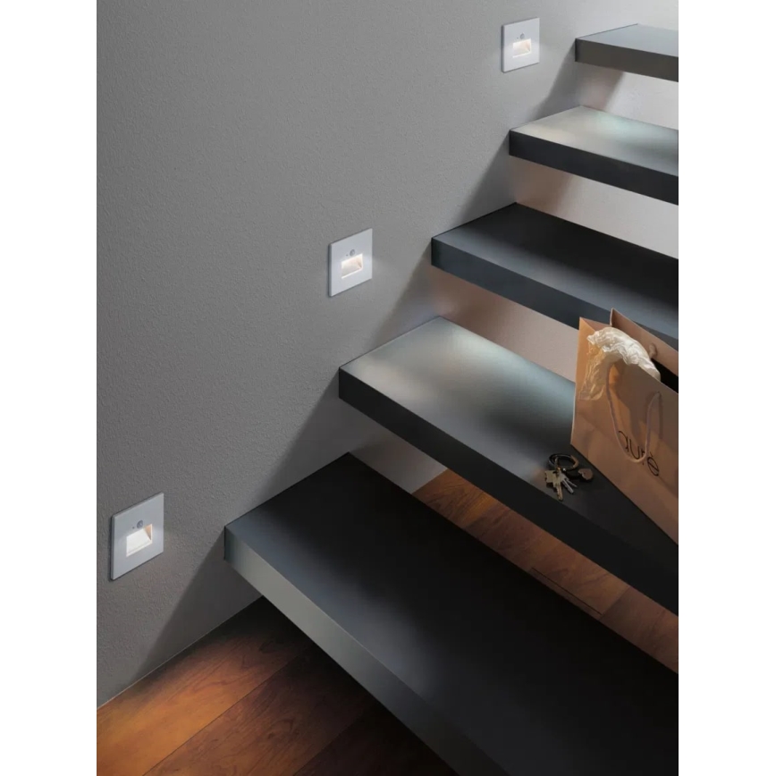 Paulmann 93133 - LED/1,2W Traplamp met sensor EDGE 230V wit