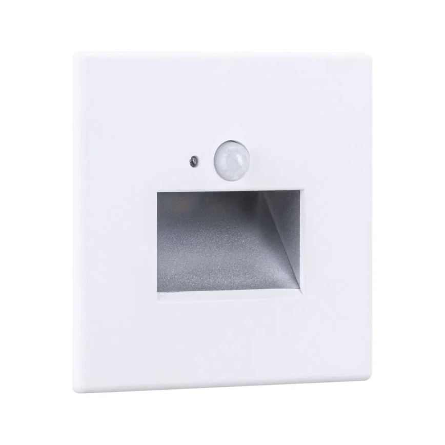 Paulmann 93133 - LED/1,2W Traplamp met sensor EDGE 230V wit