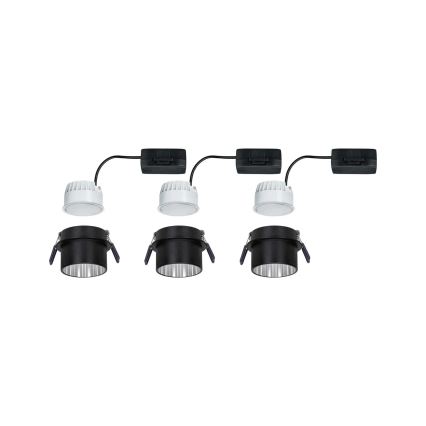 Paulmann 93383 - SET 3xLED/6W IP44 Dimbare en hangende badkamer verlichting GIL 230V