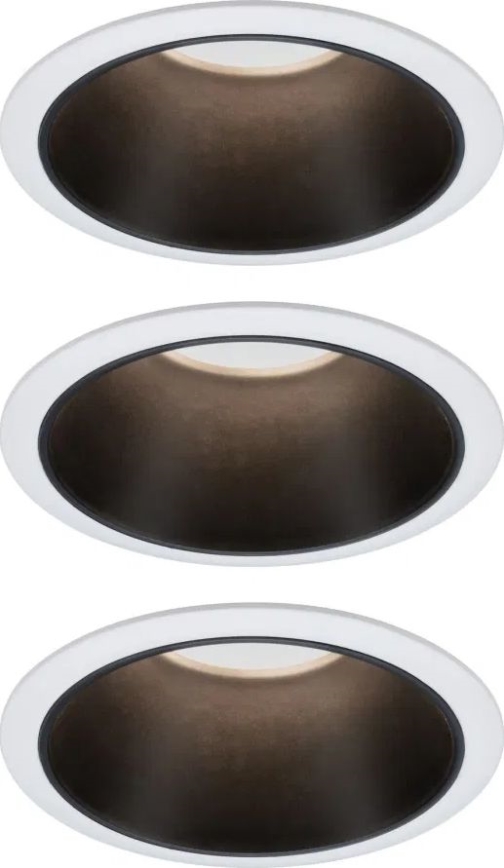 Paulmann 93402 - SET 3xLED/6W IP44 Dimbare en hangende badkamer verlichting COLE 230V