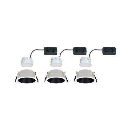 Paulmann 93402 - SET 3xLED/6W IP44 Dimbare en hangende badkamer verlichting COLE 230V