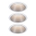 Paulmann 93410 - SET 3xLED/6,5W IP44 Dimbare badkamer inbouwlamp COLE 230V
