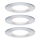 Paulmann 93462 - SET 3xLED/6W IP44 Badkamer inbouwverlichting NOVA 230V