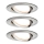 Paulmann 93483 - SET 3xLED/6,5W IP23 Dimbare badkamer inbouwlamp NOVA 230V