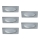 Paulmann 93587 - SET 5xLED/0,4W Inbouwverlichting 12V/230V 2700K