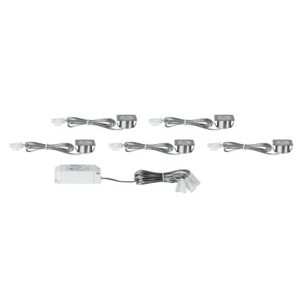 Paulmann 93587 - SET 5xLED/0,4W Inbouwverlichting 12V/230V 2700K