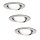 Paulmann 93607 - SET 3x LED GU10/7W IP23 Dimbare Badkamer Lamp NOVA 230V