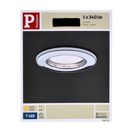 Paulmann 93856 - LED Inbouwlamp 1xGU10/4,5W/230V