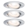 Paulmann 93943 - SET 3xLED/6,8W IP23 Dimbare badkamer-inbouwspot COIN 230V