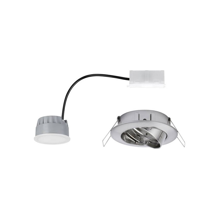 Paulmann 93963 - LED/7W IP23 Dimbare Badkamer Plafond Lamp COIN 230V