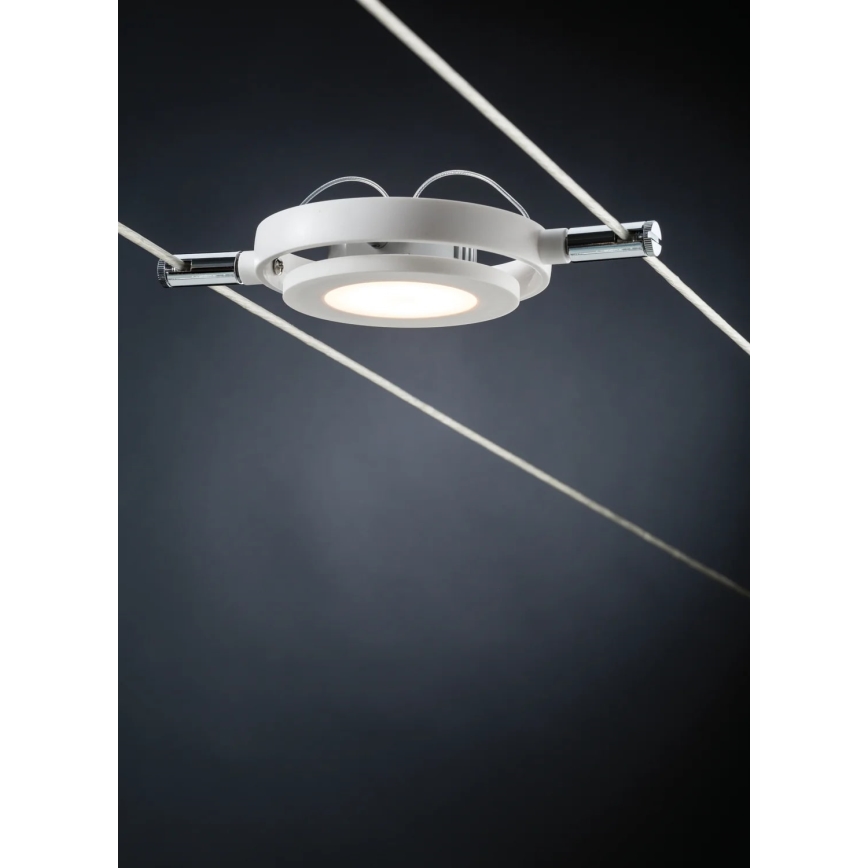 Paulmann 94106 - SET 6xLED/4W Spot voor een stringsysteem ROUNDMAC 230V wit
