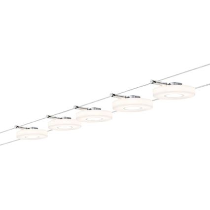 Paulmann 94109 - SET 5xLED/4,3W Compleet kabelsysteem MAC 230V wit