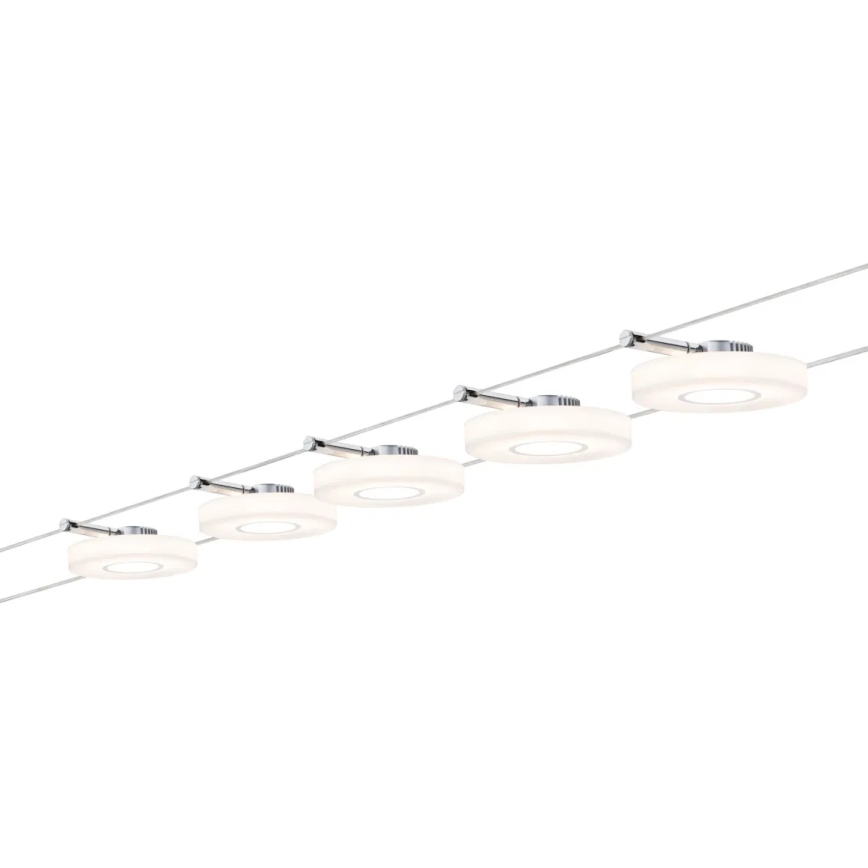 Paulmann 94109 - SET 5xLED/4,3W Compleet kabelsysteem MAC 230V wit